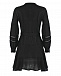 Черное платье с поясом 120% Lino | Фото 5