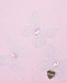 Розовая косынка с аппликацией &quot;бабочки&quot; Il Trenino | Фото 3