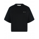 Черная футболка oversize ROHE | Фото 1