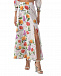 Белая юбка макси с цветочным принтом Charo Ruiz | Фото 6