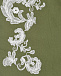Брюки цвета хаки с белой вышивкой Ermanno Scervino | Фото 4
