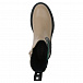 Бежевые ботинки челси с зеленой резинкой MARNI | Фото 4