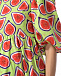 Платье салатового цвета с принтом &quot;инжир&quot; Dan Maralex | Фото 11