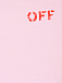 Розовая футболка с логотипом Off-White | Фото 3