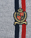Серый шарф с патчем, 130x20 см Dolce&Gabbana | Фото 3