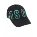 Черная бейсболка со сплошным лого MSGM | Фото 1