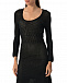 Черное платье с отделкой кроше TWINSET | Фото 5