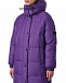 Стеганое двусторонне пальто, фиолетовое Yves Salomon | Фото 12