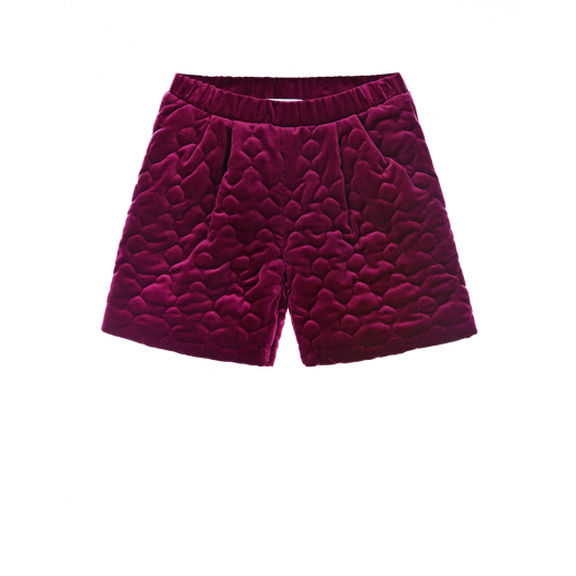 Фиолетовые бархатные шорты Paade Mode | Фото 1