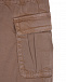 Бежевые брюки с карманами-карго Sanetta Pure | Фото 3
