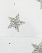 Белая шапка со звездами из стразов Il Trenino | Фото 3