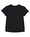 Черная футболка с зоолтым логотипом  | Фото 3