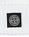 Белая вязаная шапка с логотипом  | Фото 3