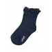 Темно-синие носки с кружевной оборкой Collegien | Фото 1