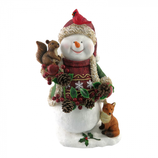 Новогодний сувенир &quot;Снеговик&quot; 23x18,5x33 см Timstor | Фото 1