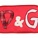 Красная сумка с патчами 16х5х10 см Dolce&Gabbana | Фото 8