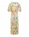 Платье с цветочным принтом Pietro Brunelli | Фото 7