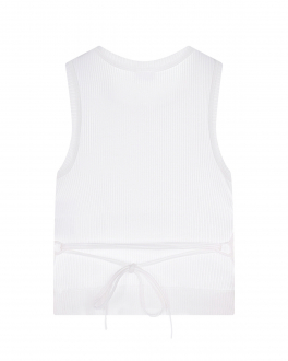 Белая футболка без рукавов Brunello Cucinelli Белый, арт. BH990T446 C159 | Фото 2