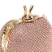 Розовая сумка-яблоко со стразами, 10x10x3 см David Charles | Фото 4