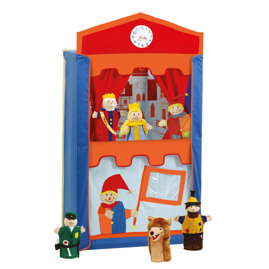 Детский игровой театр с перчаточными куклами в комплекте (6 шт) Roba | Фото 1