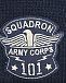Шапка с меховым помпоном и нашивкой &quot;Squadron Army Corps&quot; Joli Bebe | Фото 3