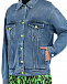 Голубая джинсовая куртка MSGM | Фото 6