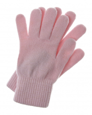 Розовые перчатки из кашемира