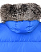 Синяя куртка-пуховик с меховой отделкой Yves Salomon | Фото 7