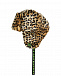 Леопардовая шапка-ушанка из эко-меха  | Фото 3