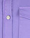 Джинсовая куртка-рубашка сиреневого цвета Parosh | Фото 8