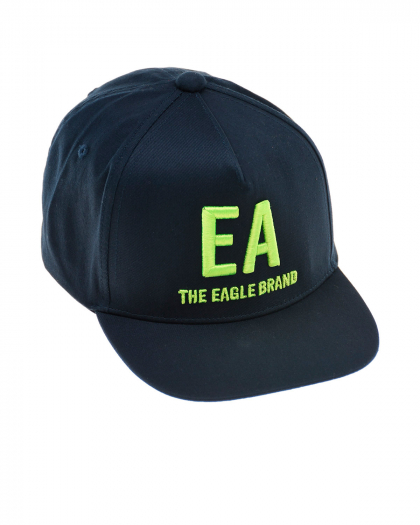 Бейсболка с вышитым логотипом &quot;EA The Eagle Brand&quot; Emporio Armani | Фото 1