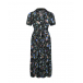 Черное платье с принтом &quot;луговые цветы&quot; Pietro Brunelli | Фото 1