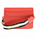 Красная сумка с широким ремнем на плечо, 19х5х14 см MSGM | Фото 4