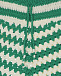 Вязаные шорты в бело-зеленую полоску Saint Barth | Фото 3