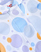 Песочник с принтом разноцветных пузырей, сиреневый Tony Tots | Фото 3