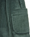 Зеленые вельветовые брюки Aletta | Фото 3