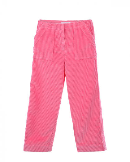 Розовые вельветовые брюки Burberry  | Фото 1