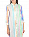 Платье-рубашка в разноцветную полоску 120% Lino | Фото 7