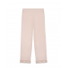 Розовые брюки из шерсти и кашемира Fendi | Фото 1