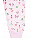 Розовая пижама с рождественским принтом Kissy Kissy | Фото 6