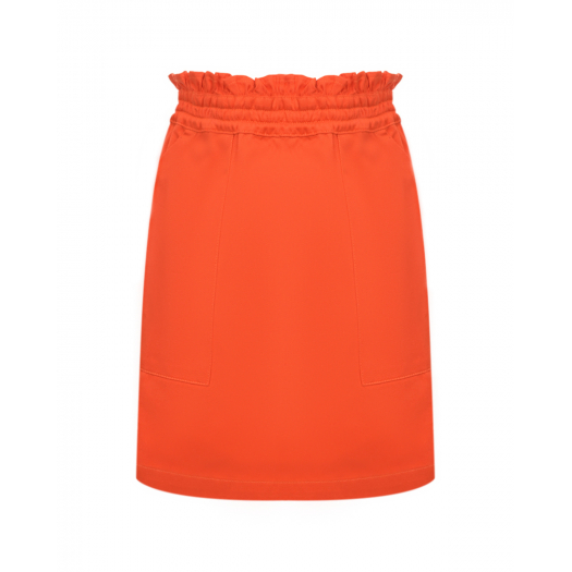 Оранжевая юбка с карманами Emporio Armani | Фото 1