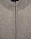 Серый кашемировый кардиган с застежкой на молнию Oscar et Valentine | Фото 3