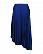 Синяя асимметричная юбка с плиссировкой  | Фото 5