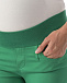 Зеленые зауженные брюки для беременных Pietro Brunelli | Фото 11