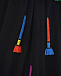 Черное платье с разноцветными кисточками Stella McCartney | Фото 3