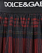 Двухслойная юбка в клетку Dolce&Gabbana | Фото 4