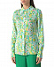 Зеленая блуза с цветочным принтом ROHE | Фото 5