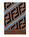 Коричневый шарф с логотипом Fendi | Фото 2