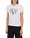 Белая футболка с цветочным лого Vivetta | Фото 6