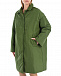 Зеленое пальто с рюшами  | Фото 6